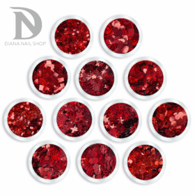 Prodotti professionali per la ricostruzione in gel | Diana Nails Shop 5 KIT DECORAZIONI DI NATALE